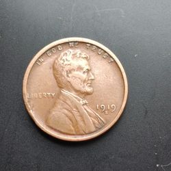 1919 S  Wheat Penny 