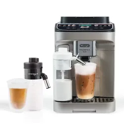 De'Longhi - Magnifica Duo Fully Automatic Coffee and Espresso Machine - Silver USED