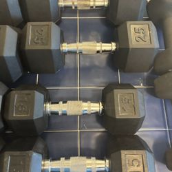 Dumbbells All Sizes Like New $1 Per Lb