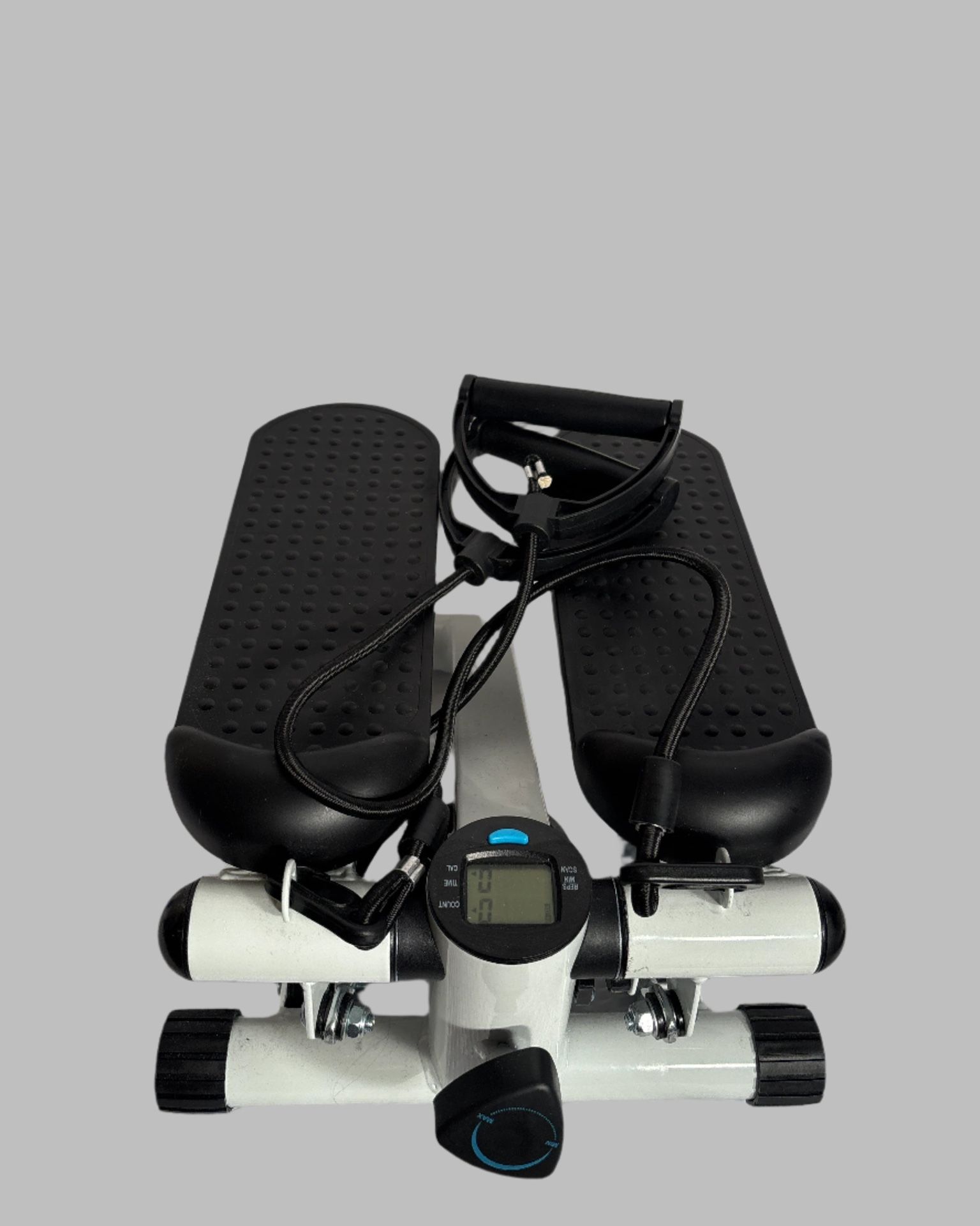 Mini Fitness Stepper With Resistance Bands and LED Screen