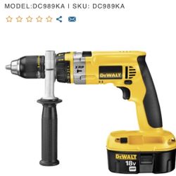 DeWALT 1/2 18v  Heavy duty XRP Hammer/Drill 
