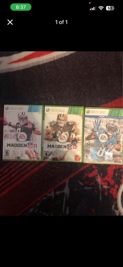Madden 11, 12, 13 Xbox 360