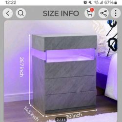 Night Stands "Multu Colors Led Light"