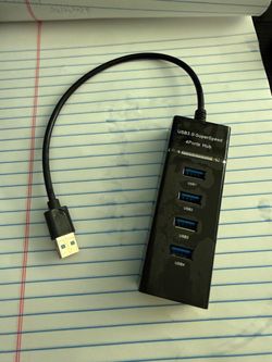 1-to-4 usb 3.0 hub expanded