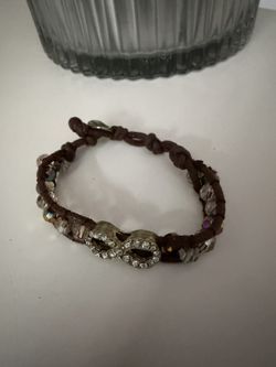 Crystal Braided Infinity Bracelet 