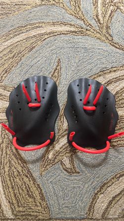 Speedo Nemesis Contour Swim Training Hand Paddles – Unisex Adult MEDIUM
