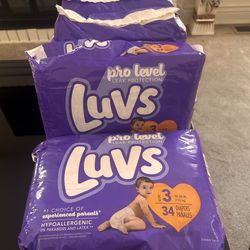 Luvs size 3 Diapers 