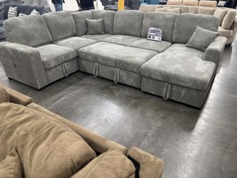 Sectional Convertible Sofa Set