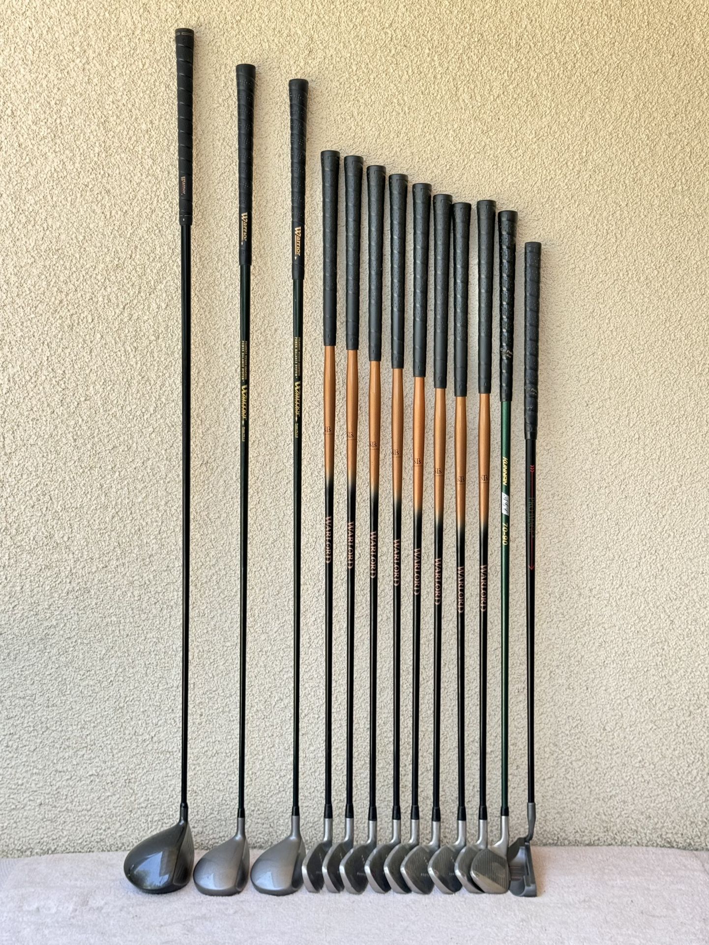 Warrior/Warlord ALL GRAPHITE Complete MENS golf Club Set