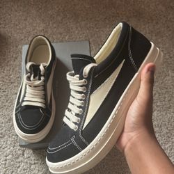 Black Rick Owen Vans