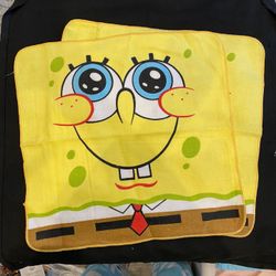 2 Sponge Bob Cloths NEW