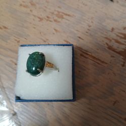 Matrix Silver Shungite Ring 