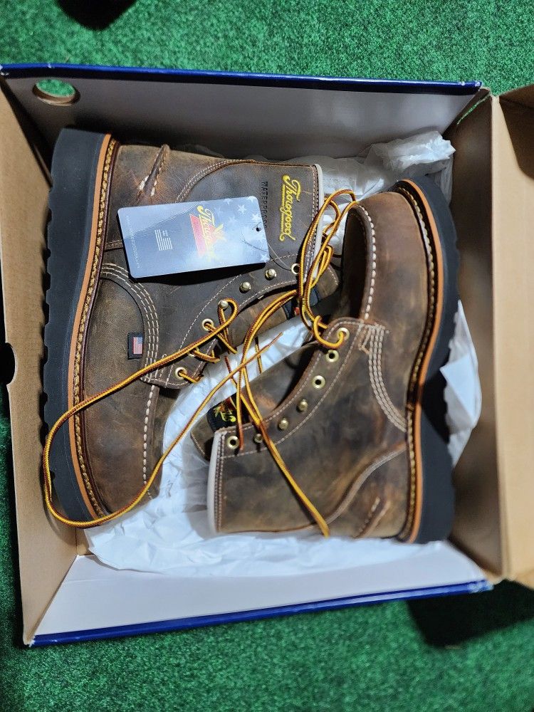 Thorogood Waterproof and Steel Toed Work Leather Boots (Brand New) 