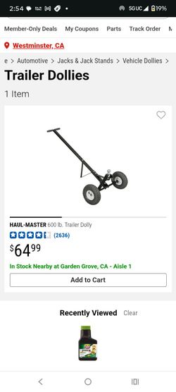 Trailer dolly (600lb capacity)