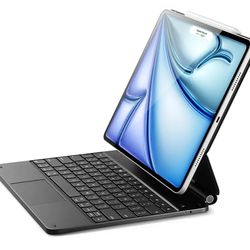 ESR iPad Air 13 Inch Case Keyboard (M3/M2, 2025/2024) & iPad Pro 12.9 inch (6th/5th/5th/3rd) Magic Keyboard, Easy-Set Floating Cantilever Stand, Preci