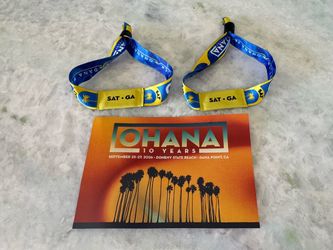 Ohana Festival 2026 Saturday GA Wristbands x2