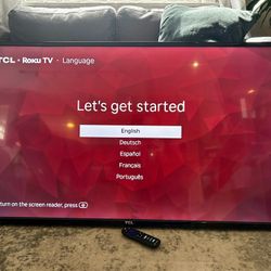 48” TCL Roku Smart TV