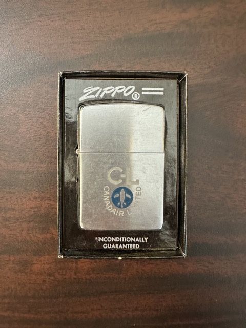 1950’s Zippo CANADAIR LIMITED Niagara Falls Ontario Lighter