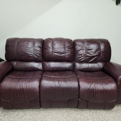 La-Z Boy Power Leather recliner sofa - $449
