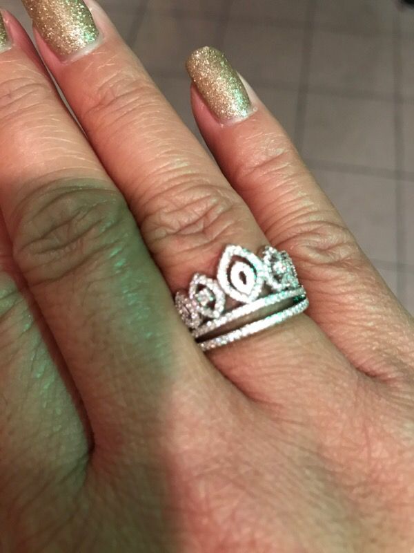 Beautiful princess tiara ring