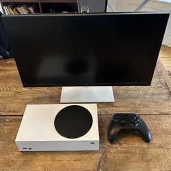 Xbox Series S + HP Monitor BUNDLE
