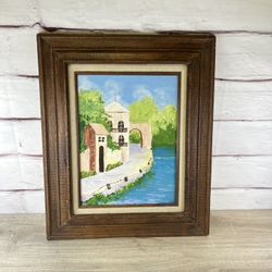Vintage Original Painting River