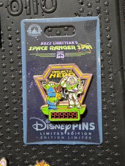Disney Parks 2023 Space Ranger Spin 25th Anniversary Buzz Lightyear LE Pin