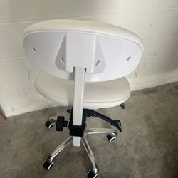 White Saddle Dental Chair 