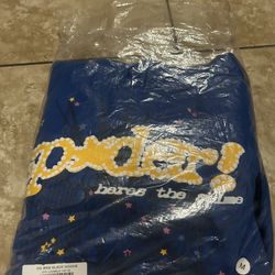 sp5der hoodie tc blue