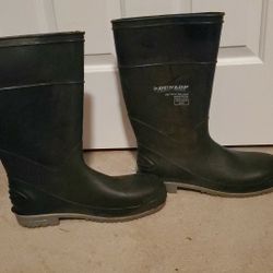 Dunlap Boots Rubber Farming Hunting Fishing Size 14 Flex 3