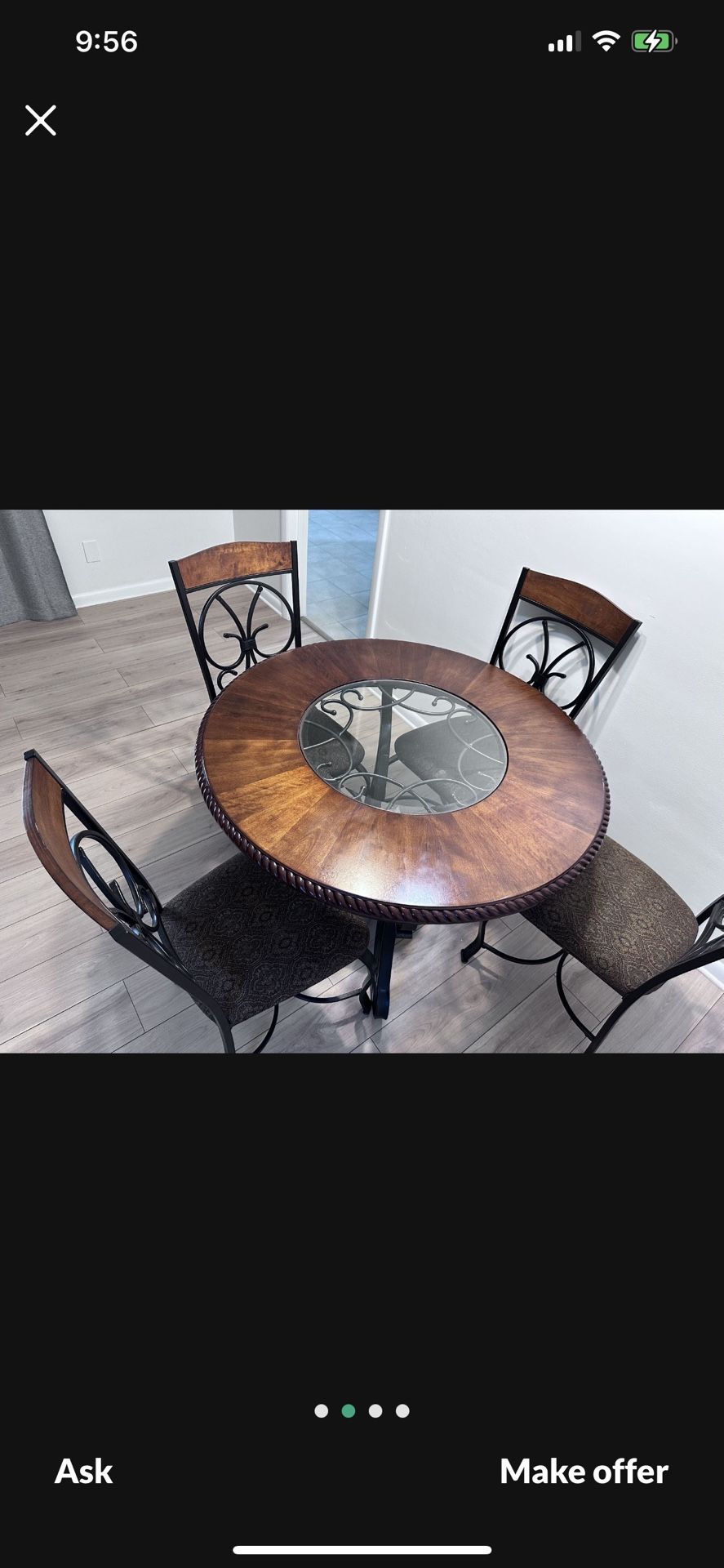 Dinner Table and 4 Chairs 