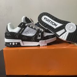 Black And White Lv Trainers