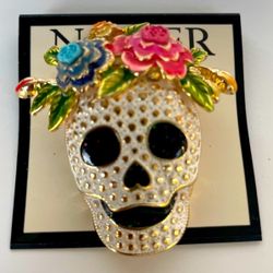 Day Of The Dead Brooch