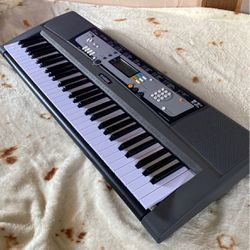 Yamaha EZ-200 Electronic 61 Key Keyboard (Power Chord and Music Stand Included)