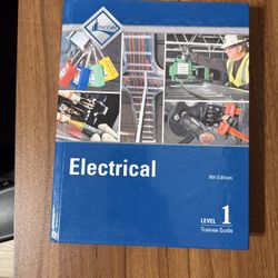 NCCER Electrical Level 1 Trainee Guide 9th Edition - Pearson Textbook hardcover