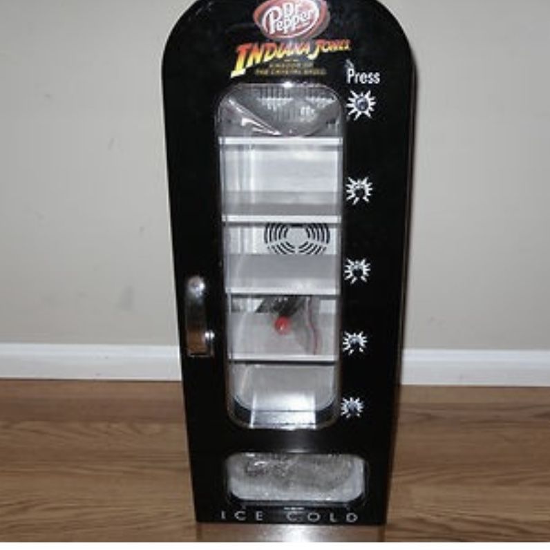 Dr Pepper “Indiana Jones” Mini Beverage Fridge
