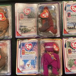 6 McDonald’s Teenie Beanie Babies in Package