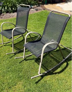 2 Patio Rocking Chairs