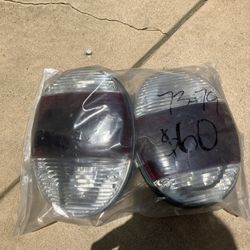 VW Beetle Clear Tail Lights