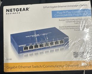 Netgear GS108 - 8 Port Gigabit Unmanaged Switch