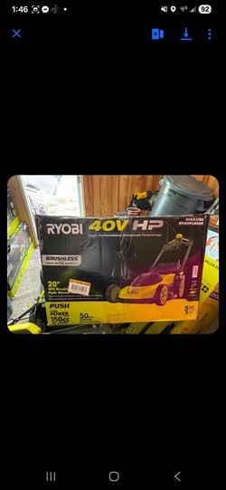 Ryobi lawn mower