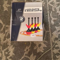 EastPoint Sports 2-in-1 Lawn Darts & Bocce Darts Combo Set for Outdoor Games & Backyard Fun - Includes Portable Carry Bag for Easy Transport, Black