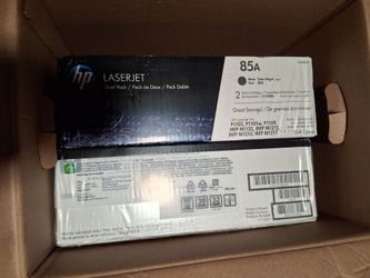 Hp laser jet dual pack black toner cartridges 85A