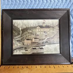 Vintage Artwork Schoolhouse 