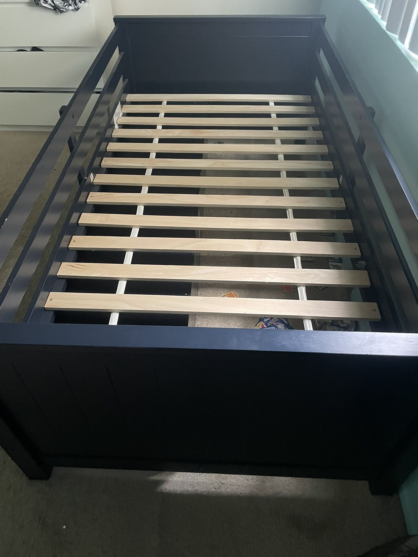 Luca Blue Bunk Bed From Living Spaces.