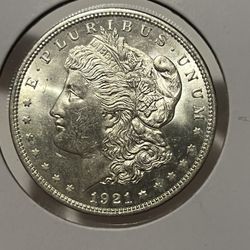 1921-P Morgan Silver Dollar 