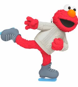 NEW IN BOX Hallmark Keepsake 2025 Sesame Street® Skating With Elmo Ornament – Elmo Christmas  ❤️⛸️ Elmo is ready to skate into the holidays! ⛸️❤️  Bra