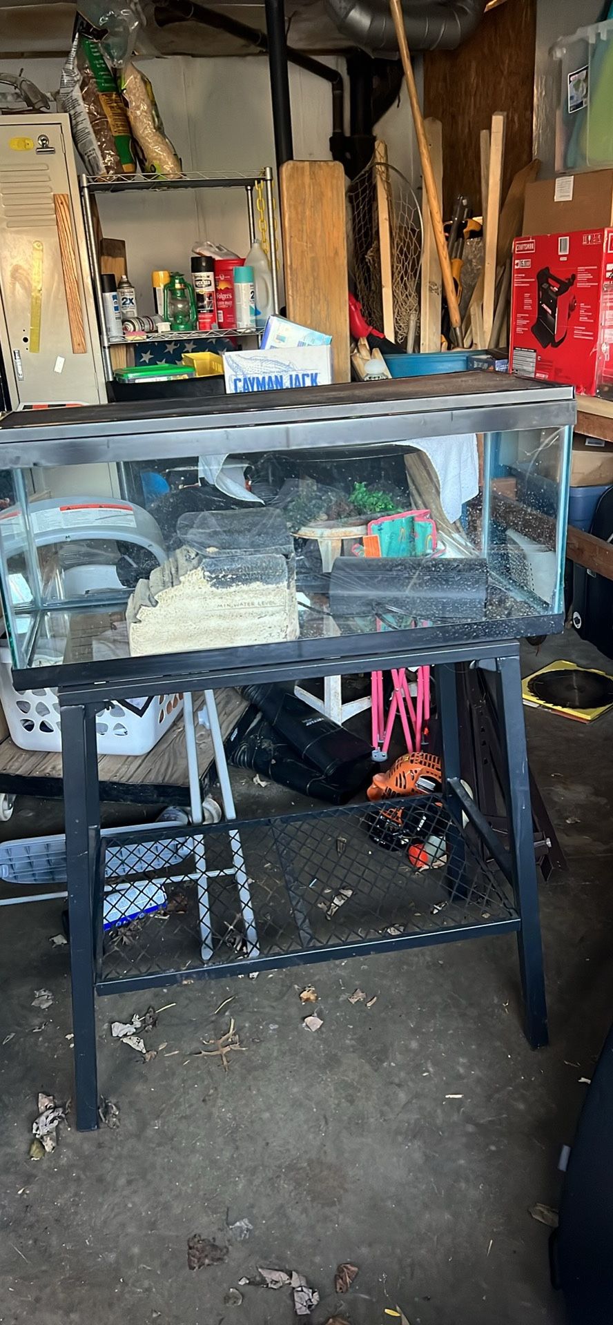 20 Gallon Aquarium/turtle With Stand