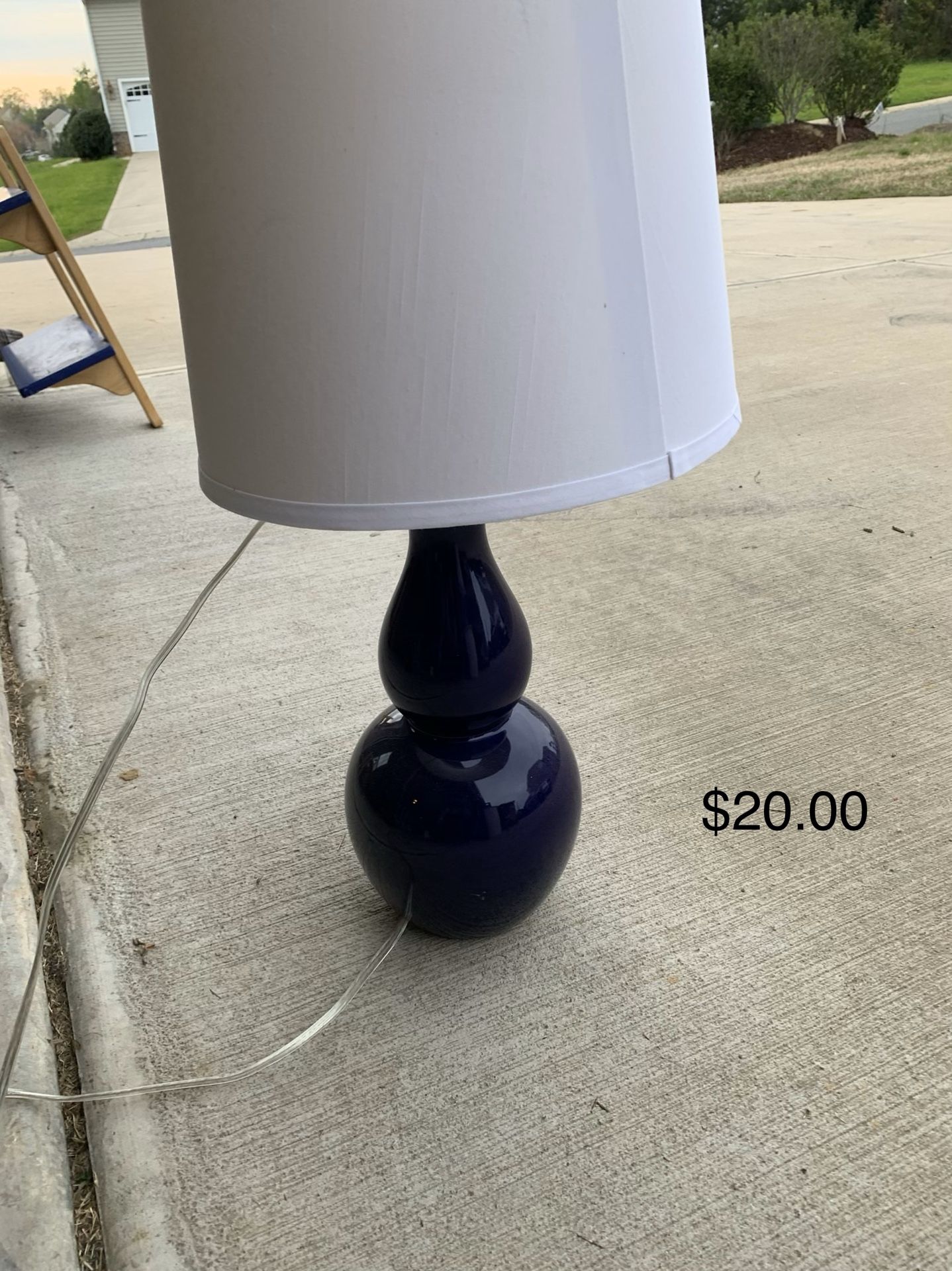 DARK BLUE NEW LAMP