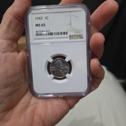 1943 Penny MS 65
